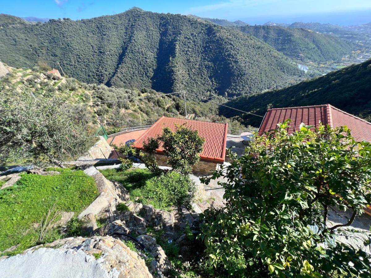 Villa Di Campagna Con Vista Mare 5 Camere Da Letto Pampara Buitenkant foto