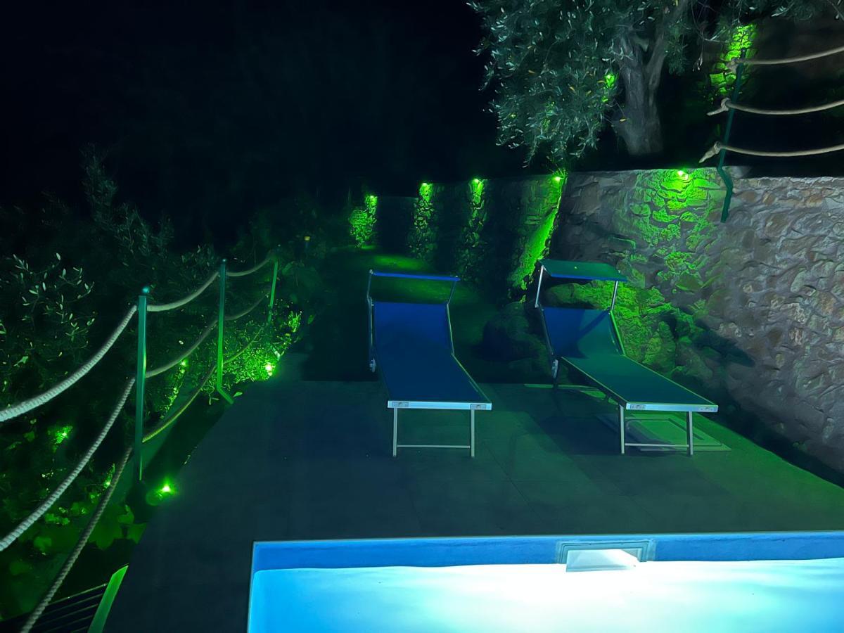 Villa Di Campagna Con Vista Mare 5 Camere Da Letto Pampara Buitenkant foto