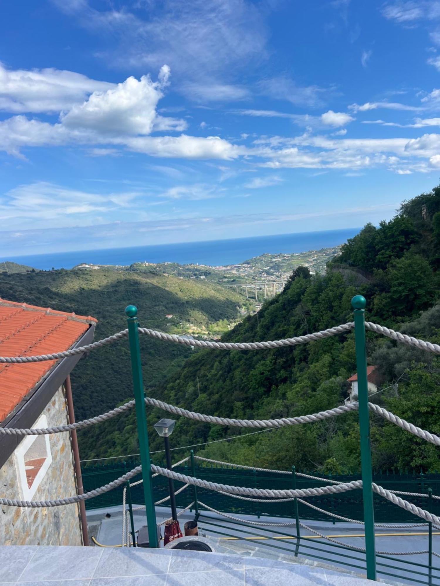 Villa Di Campagna Con Vista Mare 5 Camere Da Letto Pampara Buitenkant foto