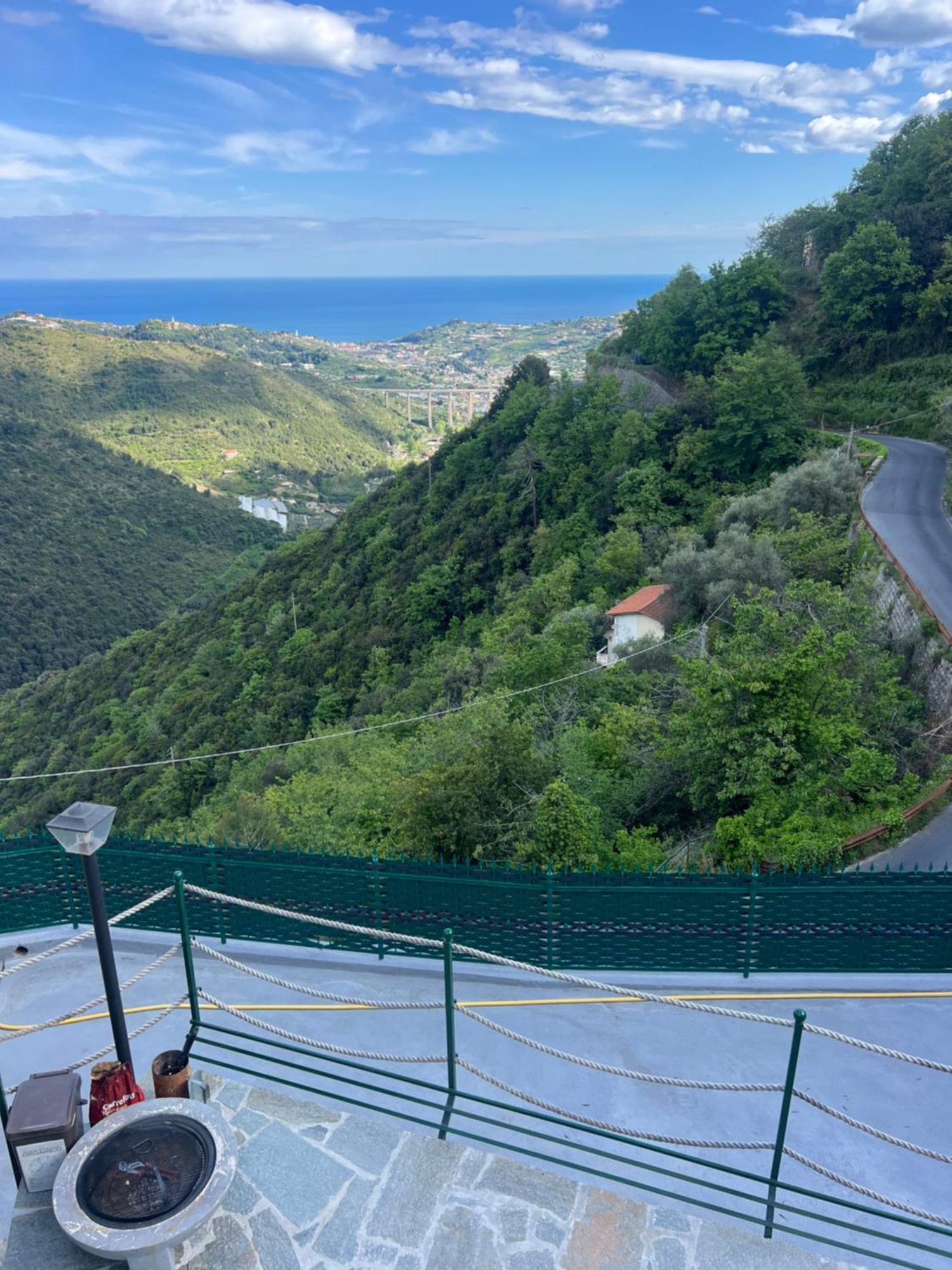 Villa Di Campagna Con Vista Mare 5 Camere Da Letto Pampara Buitenkant foto